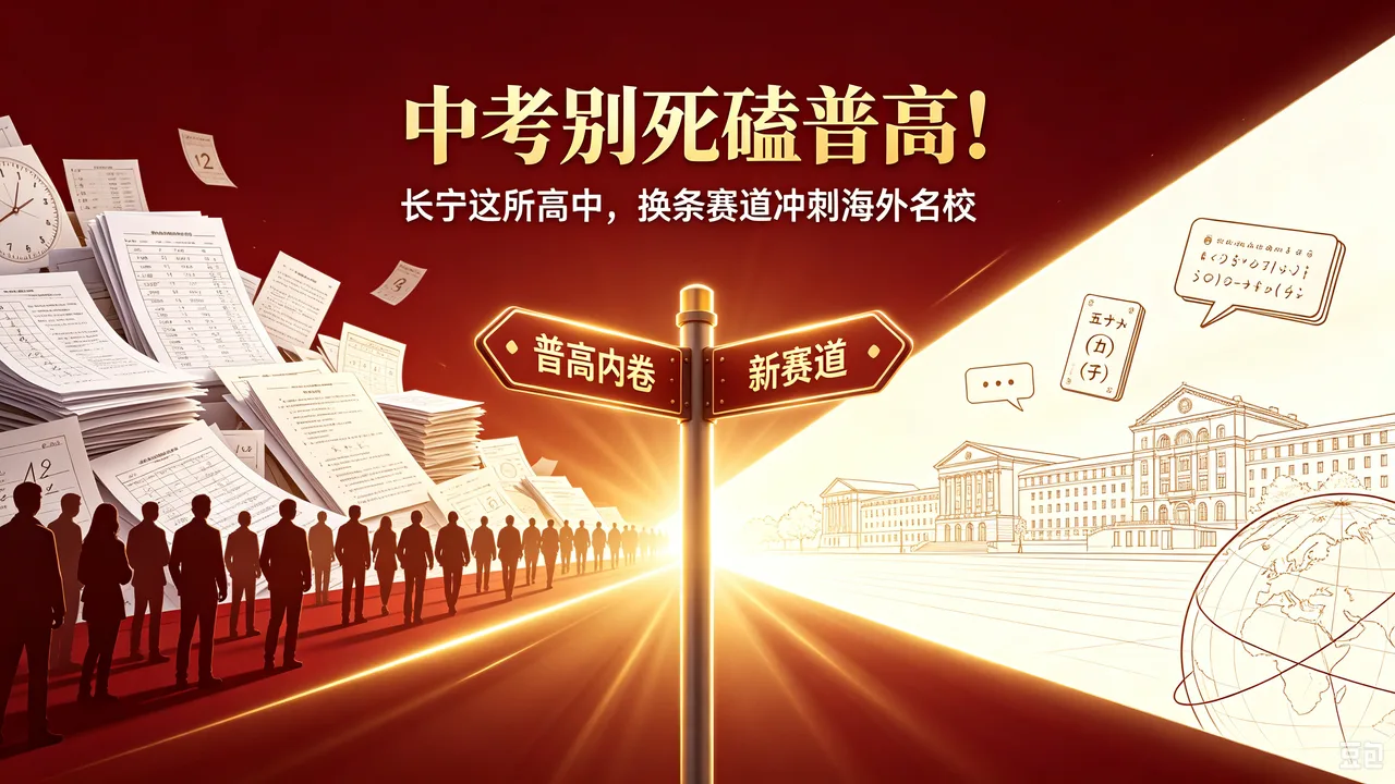 中考别死磕普高!长宁这所高中,换条赛道冲刺海外名校