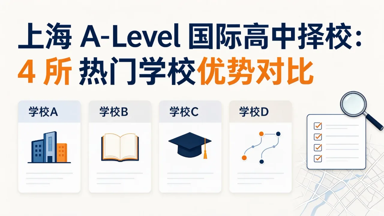 上海A-Level国际高中择校:4所热门学校优势对比