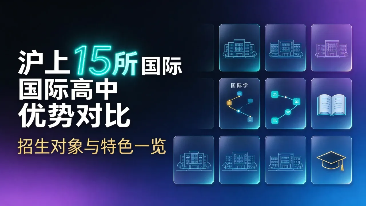 沪上15所国际高中优势对比,招生对象与特色一览