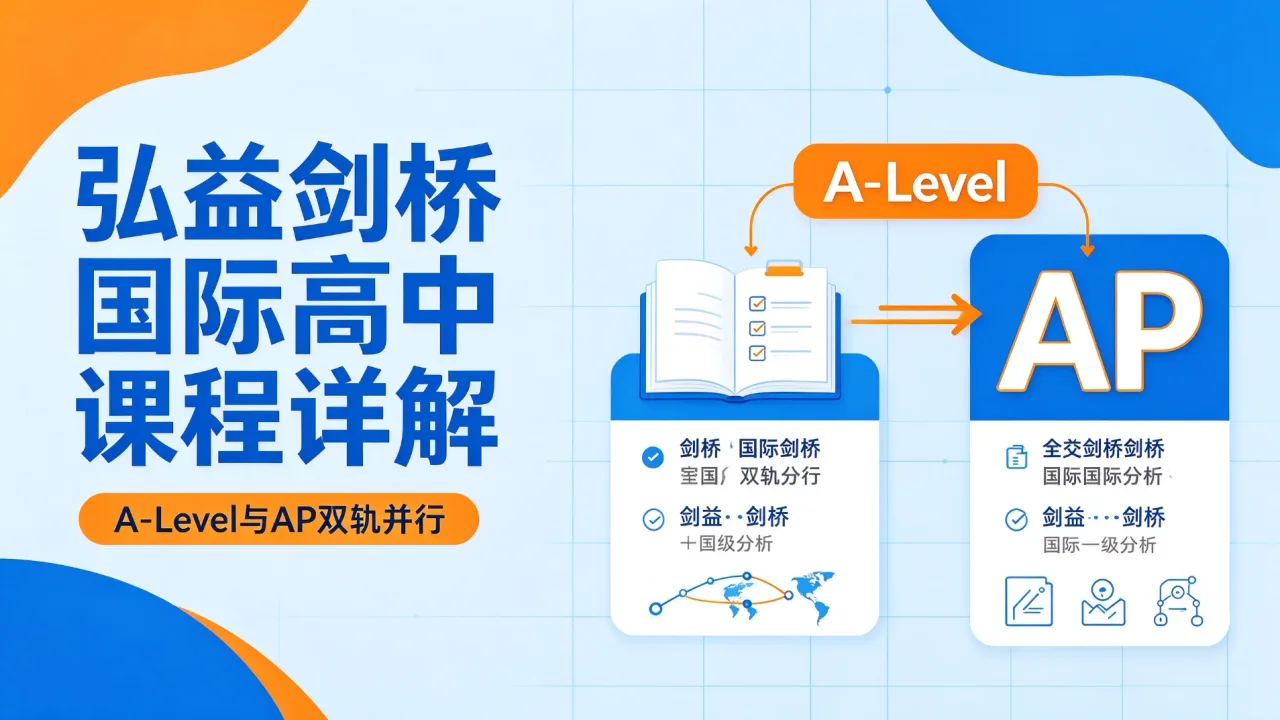 弘益剑桥国际高中课程详解:A-Level与AP双轨并行