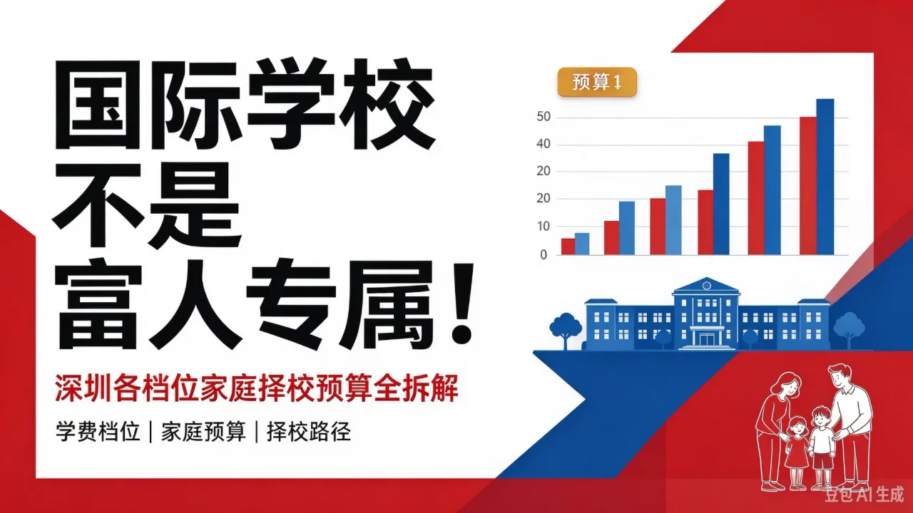 国际学校不是富人专属!深圳各档位家庭择校预算全拆解