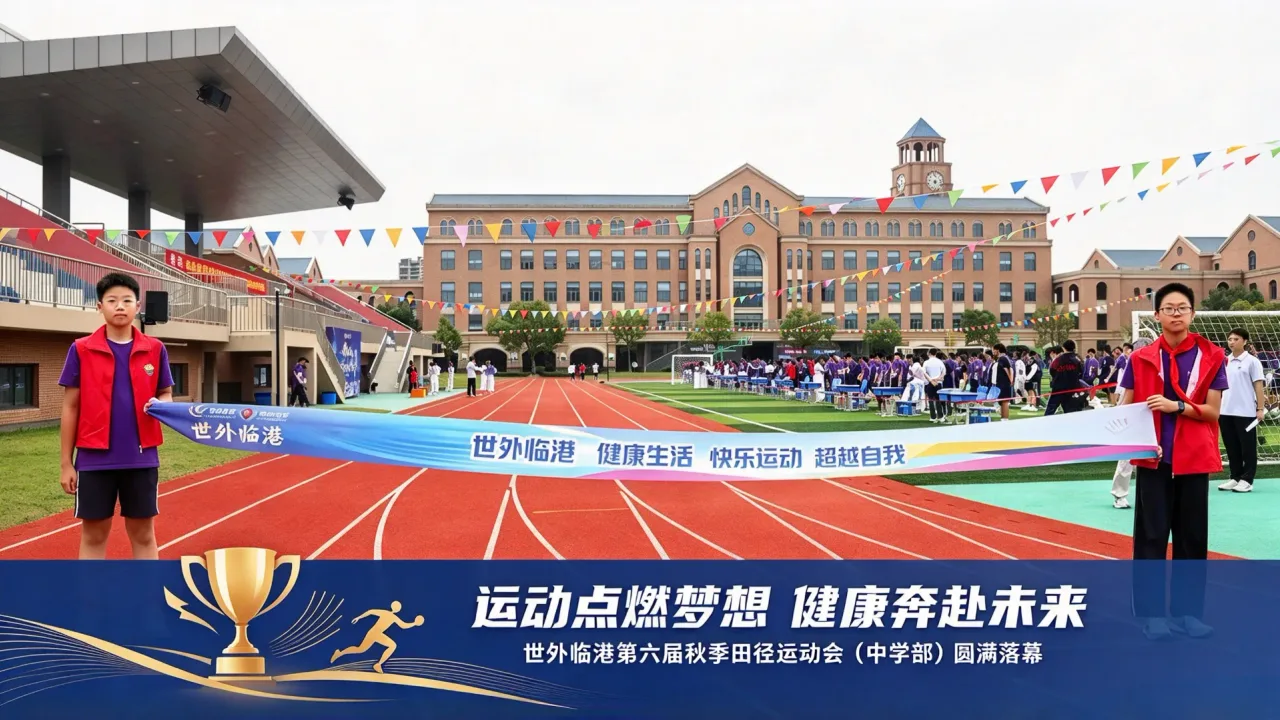 运动点燃梦想 健康奔赴未来 | 世外临港第六届秋季田径运动会(中学部)圆满落幕