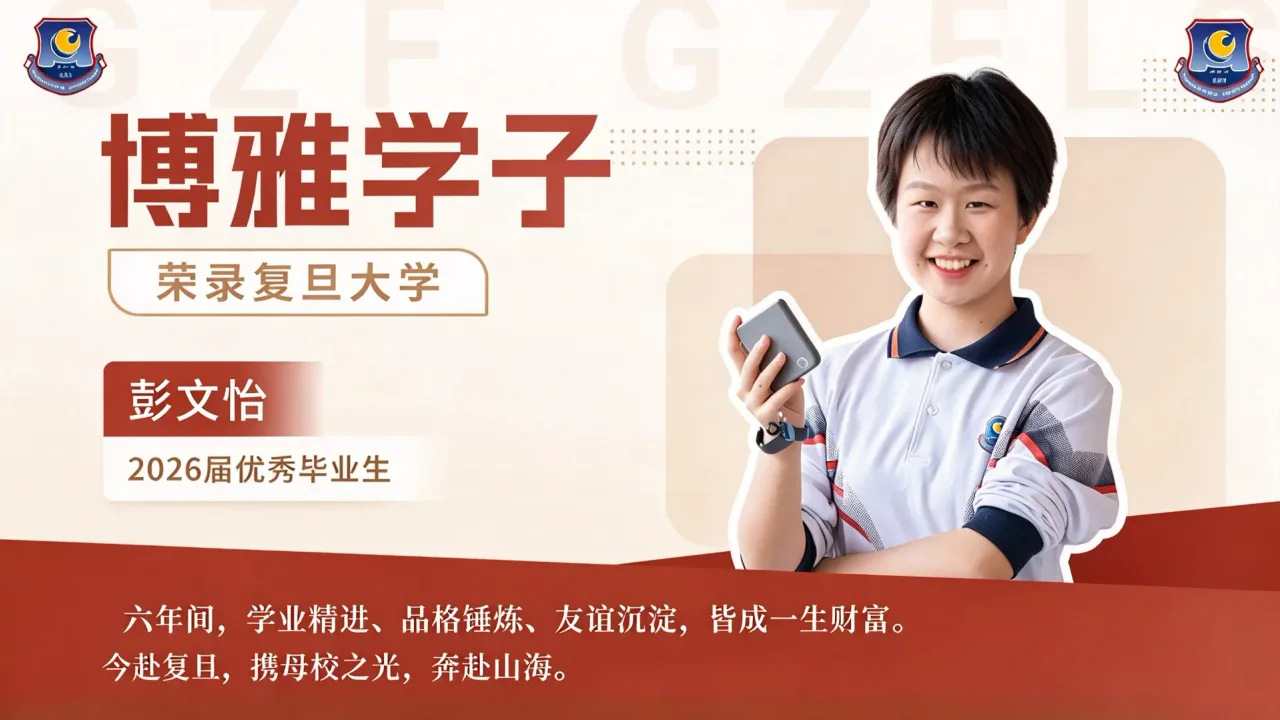 博雅学子 | 彭文怡荣录复旦大学:六载逐梦路,扬帆向未来