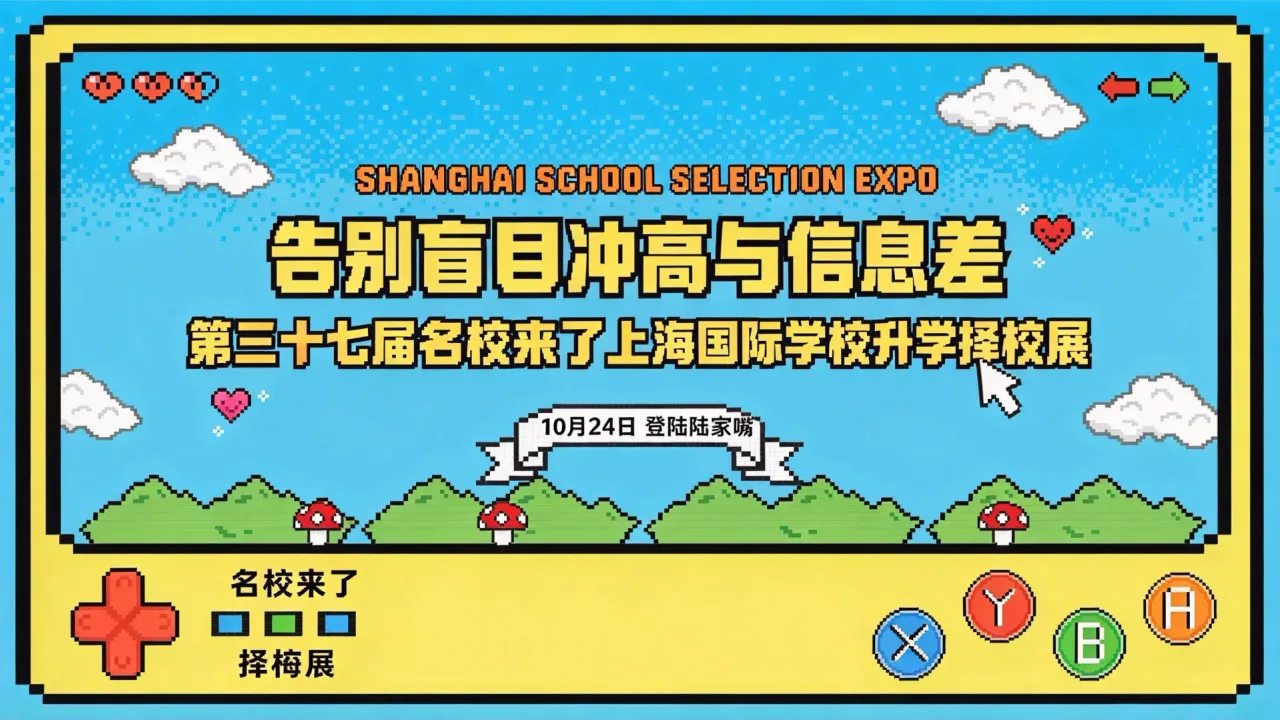 告别盲目冲高与信息差|第三十七届名校来了上海国际学校升学择校展 10 月 24 日登陆陆家嘴