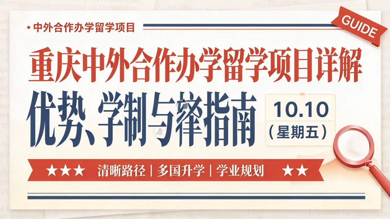 重庆中外合作办学留学项目详解:优势、学制与择校指南