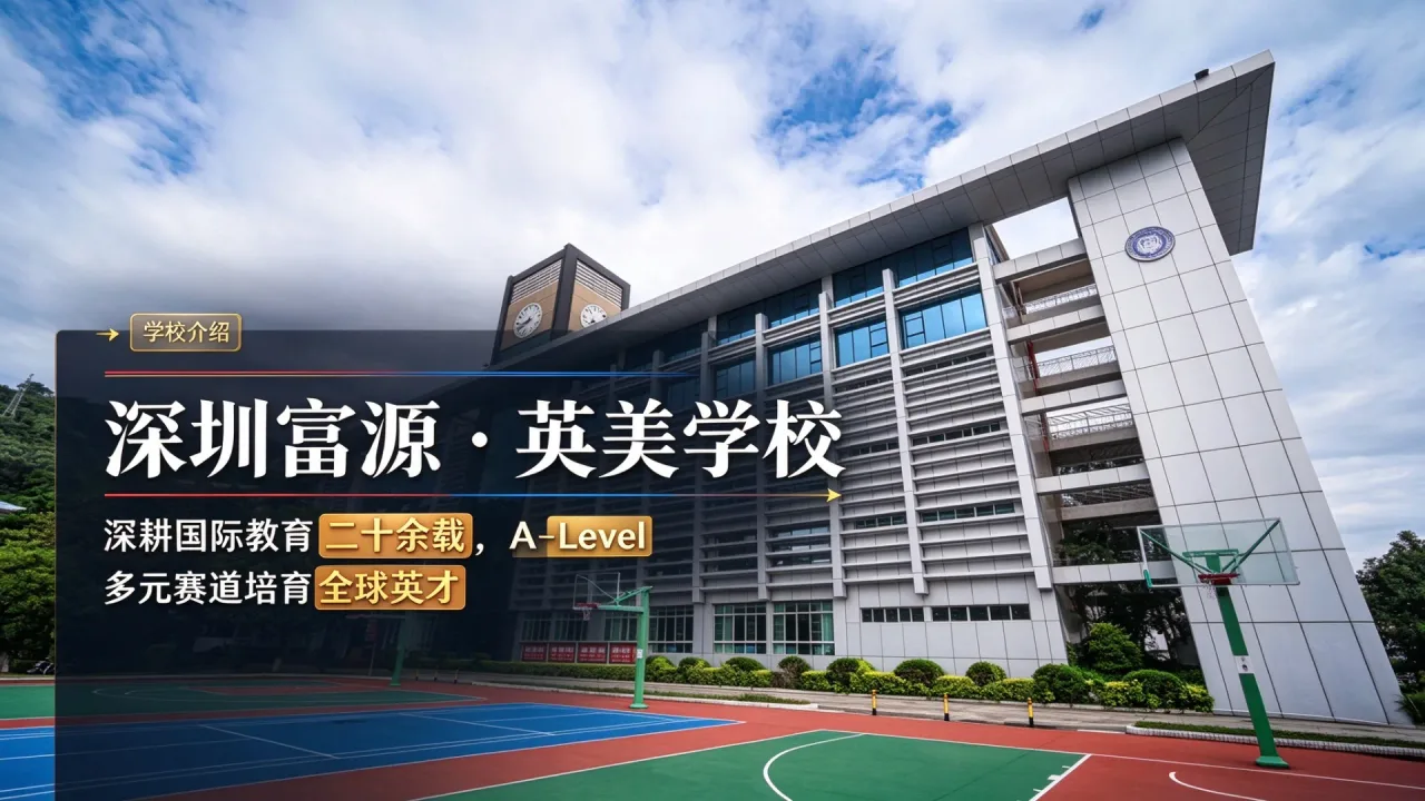 深圳富源・英美学校|深耕国际教育二十余载,A‑Level 多元赛道培育全球英才