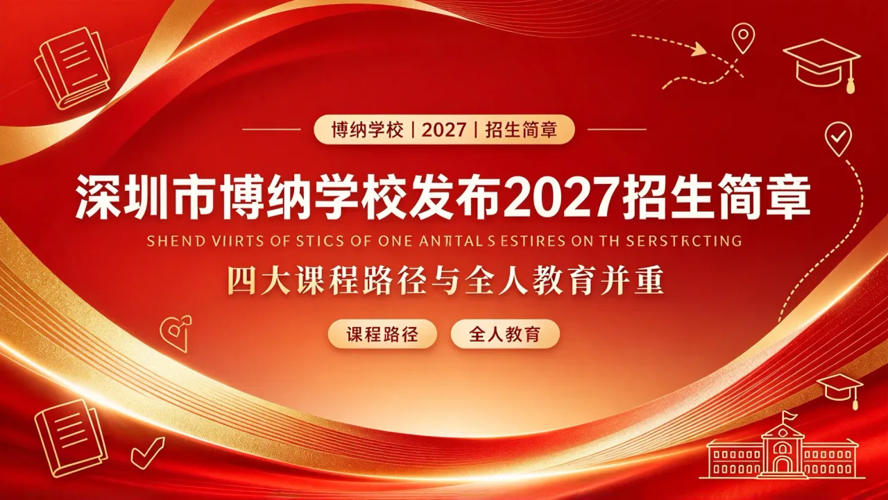 深圳市博纳学校发布2027招生简章:四大课程路径与全人教育并重