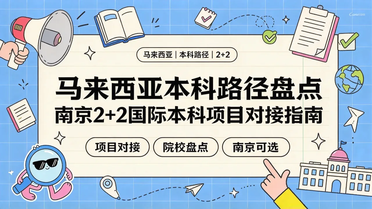 马来西亚本科路径盘点:南京2+2国际本科项目对接指南