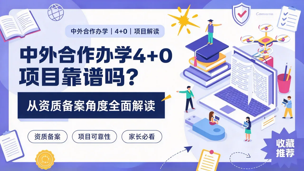 中外合作办学4+0项目靠谱吗?从资质备案角度全面解读