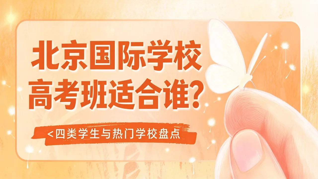 北京国际学校高考班适合谁?四类学生与热门学校盘点