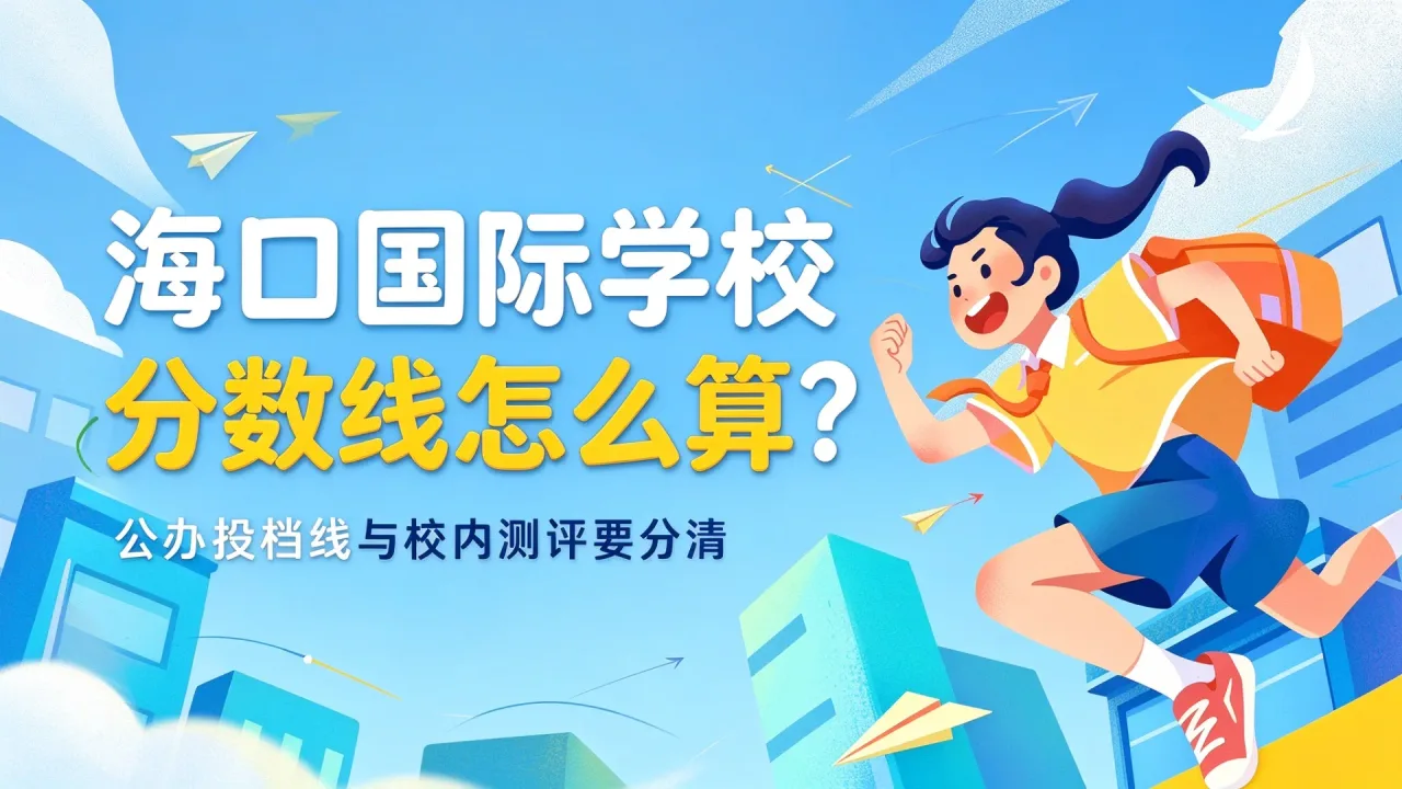 海口国际学校分数线怎么算?公办投档线与校内测评要分清