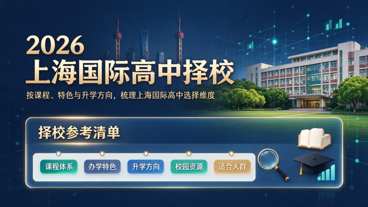 2026 上海国际高中择校|三校横评:课程、升学与适配人群解析