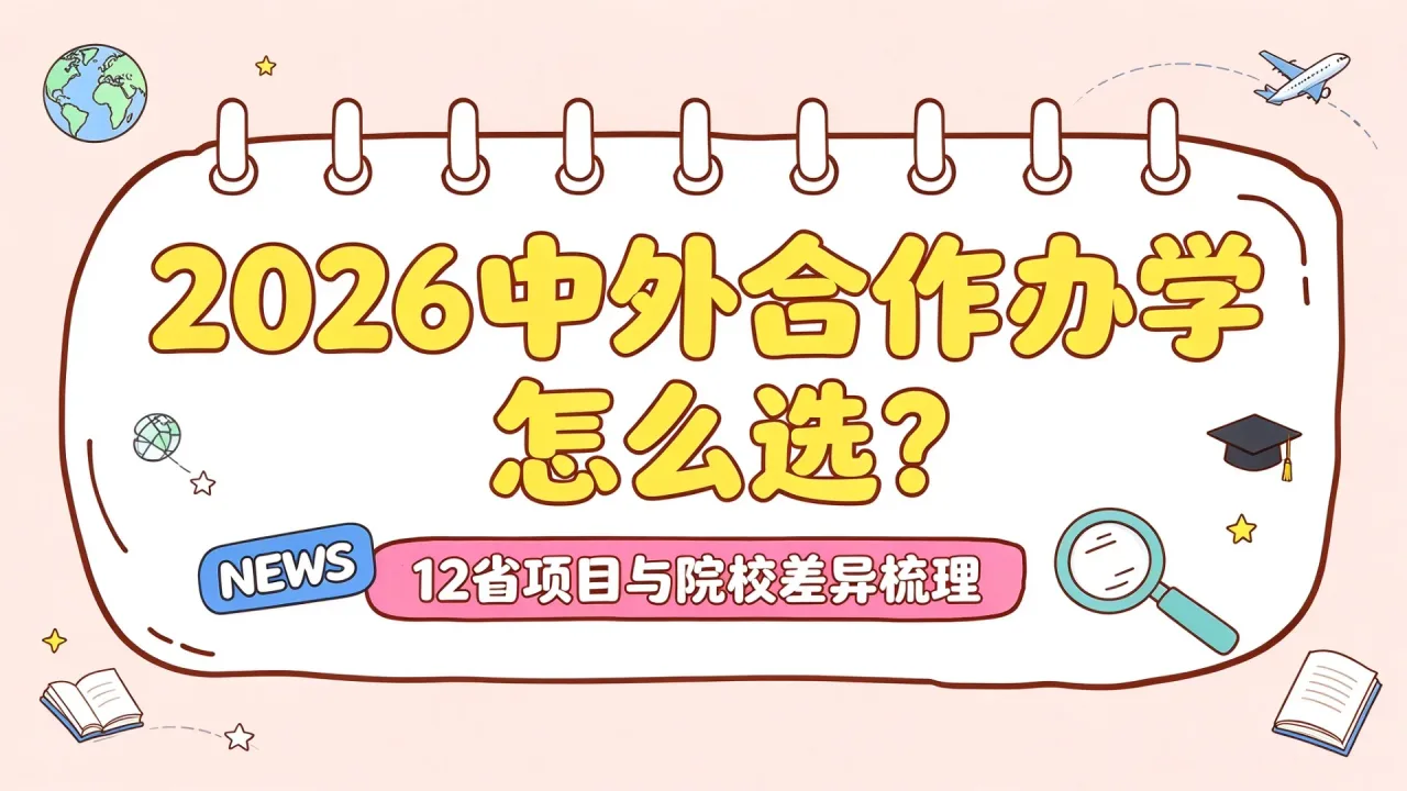 2026中外合作办学怎么选?12省项目与院校差异梳理