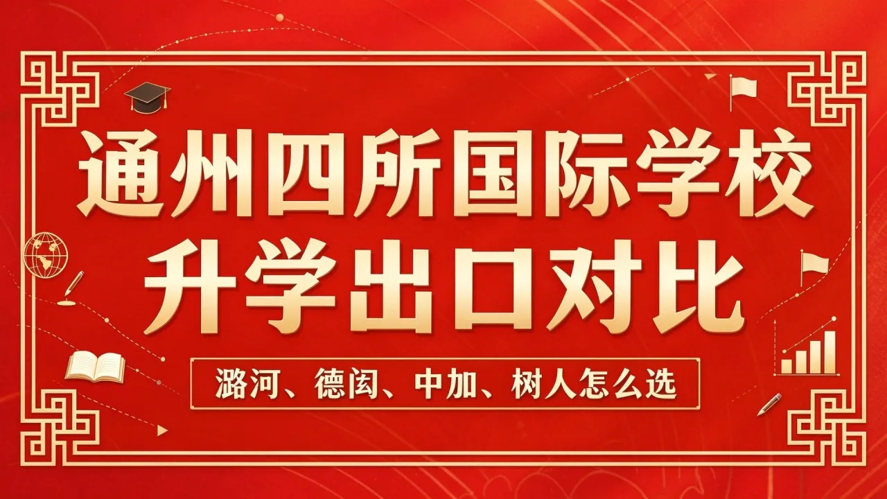 通州四所国际学校升学出口对比:潞河、德闳、中加、树人怎么选