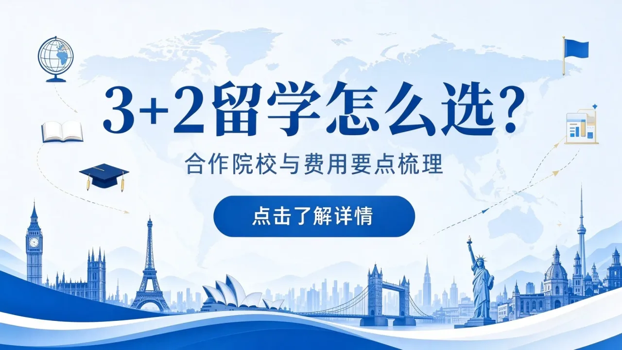 3+2留学怎么选?合作院校与费用要点梳理