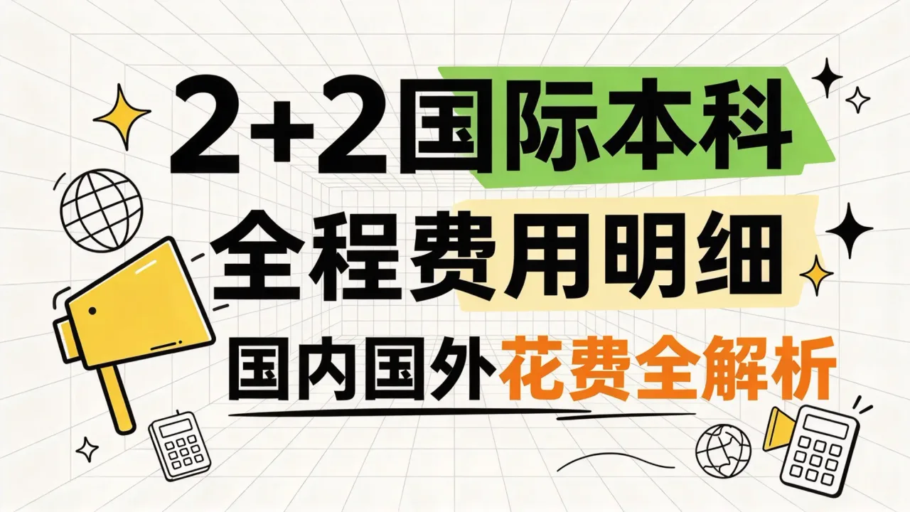 2+2国际本科全程费用明细:国内国外花费全解析