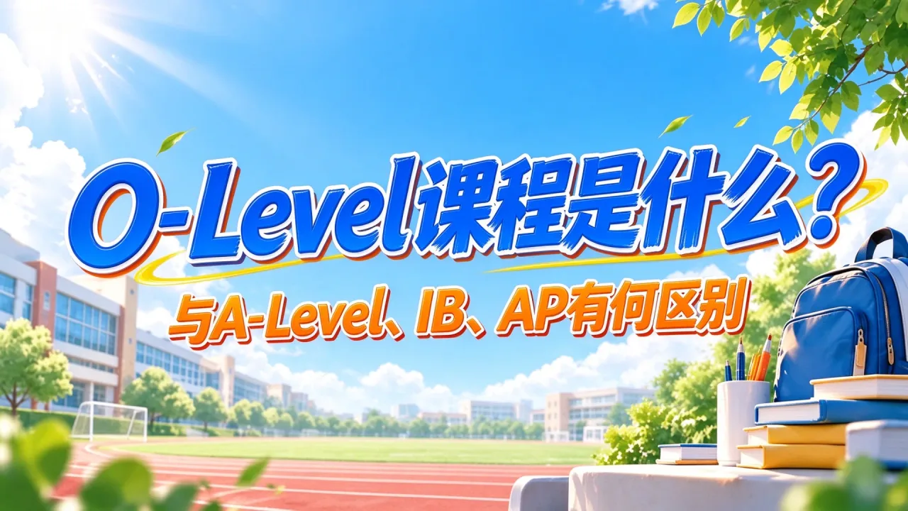 O-Level课程是什么?与A-Level、IB、AP有何区别