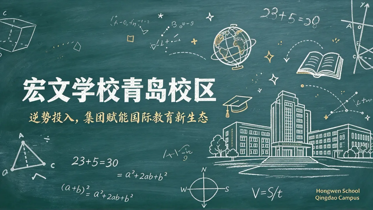 宏文学校青岛校区逆势投入,集团赋能国际教育新生态