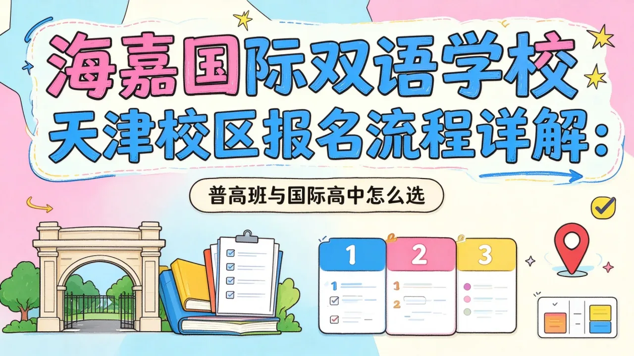 海嘉国际双语学校天津校区报名流程详解:普高班与国际高中怎么选