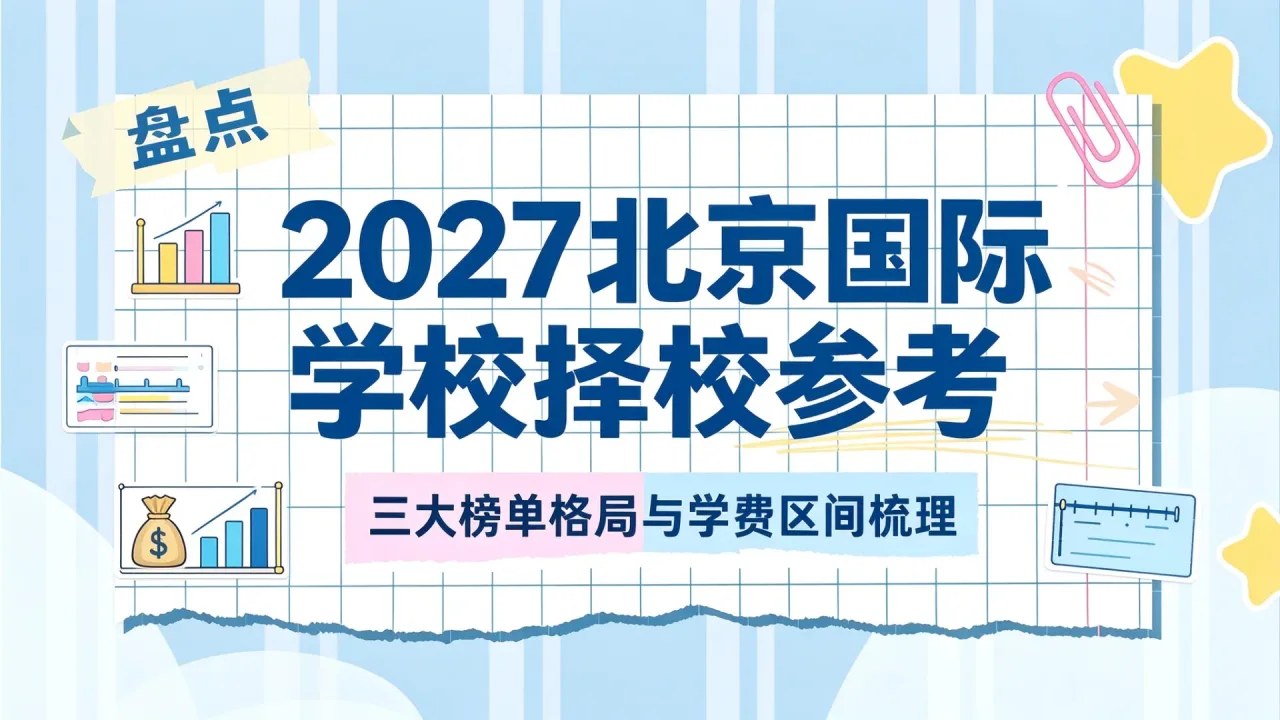 2027北京国际学校择校参考:三大榜单格局与学费区间梳理